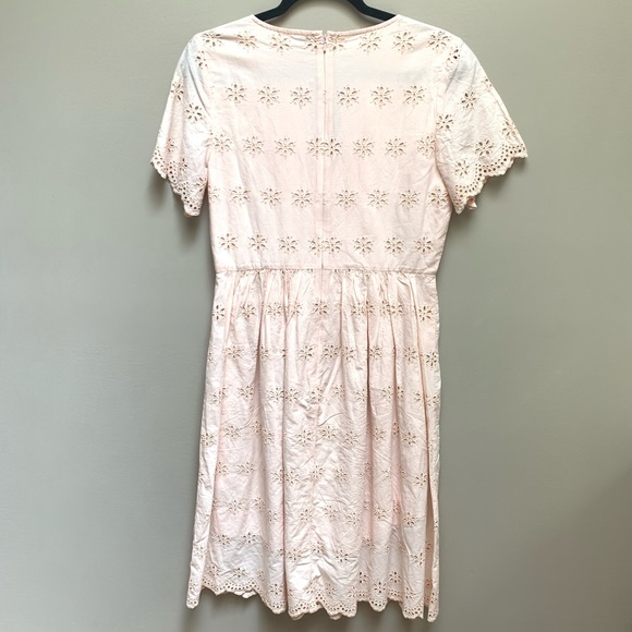 SOLD- Madewell Scalloped Eyelet Midi Dress - Picture 7 of 9
